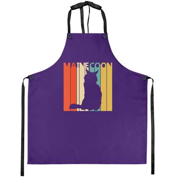 Discover Vintage Maine Coon Cat Apron