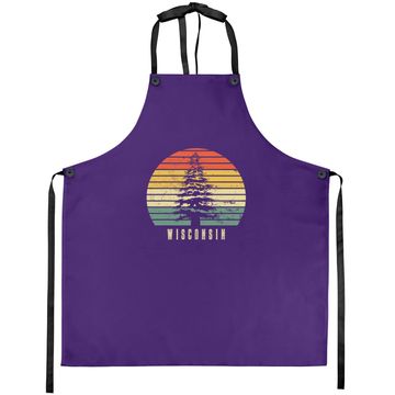 Discover Wisconsin State Park Pine Tree Gift Residents Apron