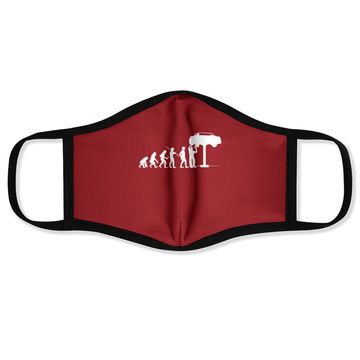 Discover Evolution Mechanic Funny Face Mask Automotive Technician Gift