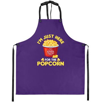 Discover Popcorn Vintage Funny Apron