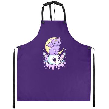Discover Kawaii Pastel Goth Cute Creepy Witchy Apron