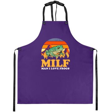 Discover Milf Man I Love Frogs Apron