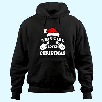 Discover This Girl Loves Christmas Fitted Scoop Hoodies