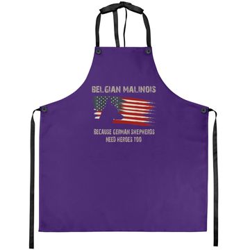 Discover Belgian Malinois American Flag Apron