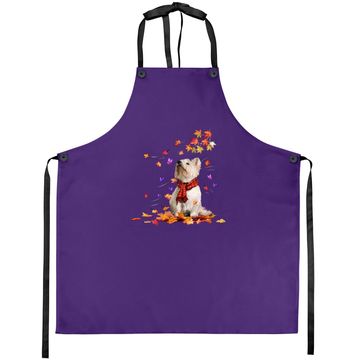 Discover Westie Autumn Leaf Classic Apron