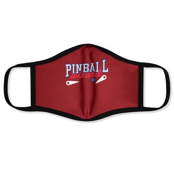 Discover Retro Pinball Wizard Print Face Mask Arcade Game Lover Face Mask