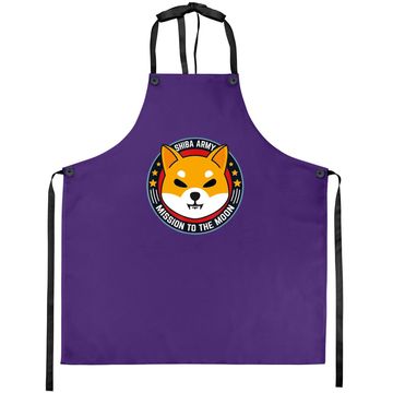Discover Shiba Inu Token Crypto Coin Cryptocurrency Apron