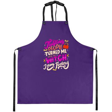 Discover Turned Me Into The Witch Halloween Apron