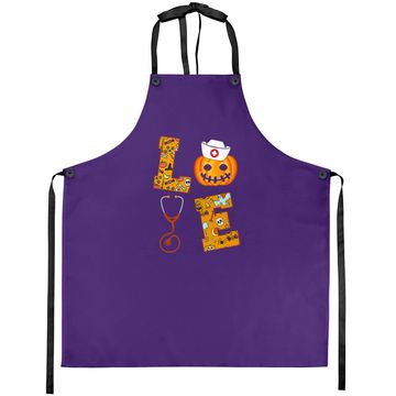 Discover Love Halloween Nursing Apron