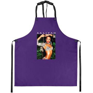Discover Aaliyah Animal Print Aaliyah Photo Apron