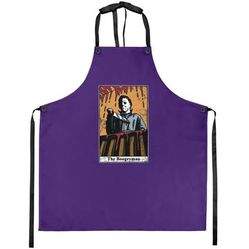 Discover Halloween Michael Myers Theboogeyman Tarot Card Carpenter Horror Apron