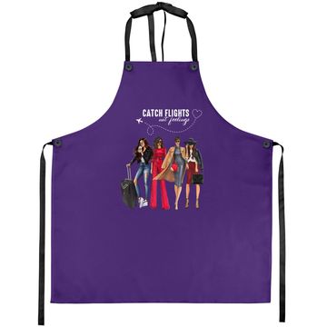 Discover Catch Flights Not Feelings Summer Vacation Apron