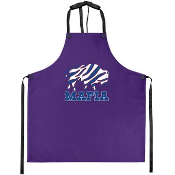 Discover Red Bills Mafia Zubaz Logo Apron