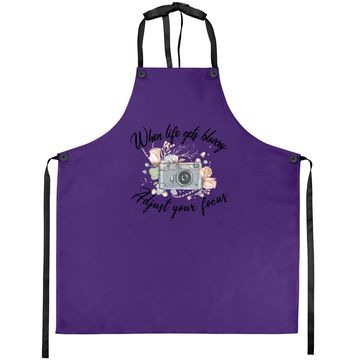 Discover Wedding Photographer When Life Gets Blurry Adjust Your Focus Apron