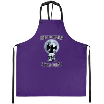 Discover Hello Darkness My Old Friend Apron