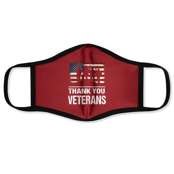 Discover Thank You Veterans Day Face Mask