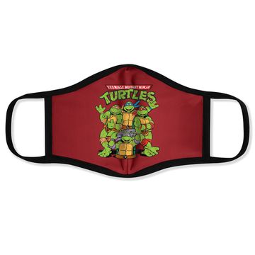 Discover Teenage Mutant Ninja Turtles Classic Retro Logo Face Mask