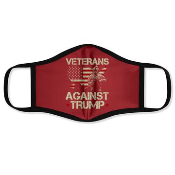 Discover Veterans Against Donald Trump Face Mask