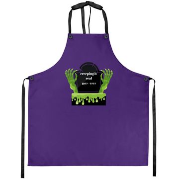 Discover Creepy Tombstone It Real Apron