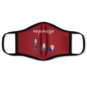 Discover Trump Evolution Republican Gop Face Mask