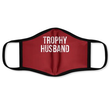 Discover Trophy Husband Face Mask