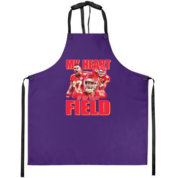 Discover Travis Kelce My Heart Is On That Field Apron
