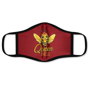 Discover Queen Bee Crown Cute Honey Bee Hive Gift Beekeeping Face Mask