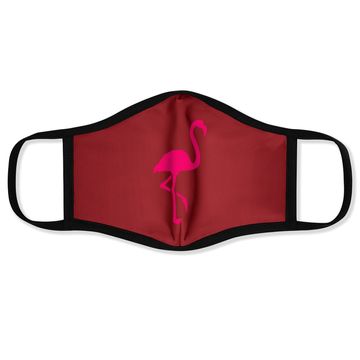 Discover Pink Flamingo Face Mask