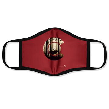 Discover Colorado Flag Logo Elk Hunting Face Mask Face Mask
