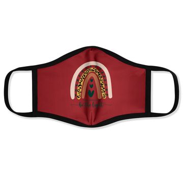 Discover Be The Light Boho Rainbow Christian Scripture Religious Face Mask