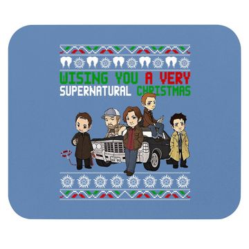 Discover Supernatural Christmas Mouse Pads