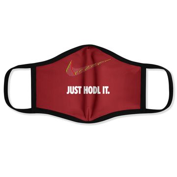 Discover Just Hodl It Hold Bitcoin Ethereum Face Mask