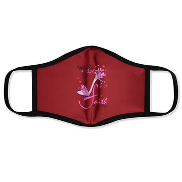 Discover Walk By Faith Not By Sight 2 Corinthians 5:7 Bible Verse Face Mask