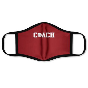 Discover Volleyball Coach Face Mask