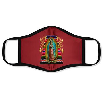 Discover Our Lady Of Guadalupe Virgin Mary Mexico Zarape Face Mask