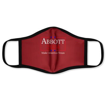 Discover Greg Abbott 2024 Make America Texas Republican President Face Mask