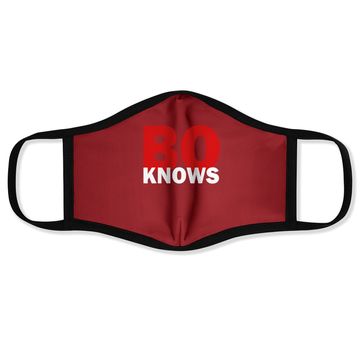 Discover Bo Knows Face Mask Face Mask