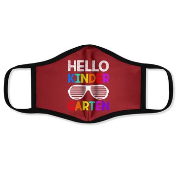 Discover Hello Kindergarten Back To School Teacher Student Face Mask