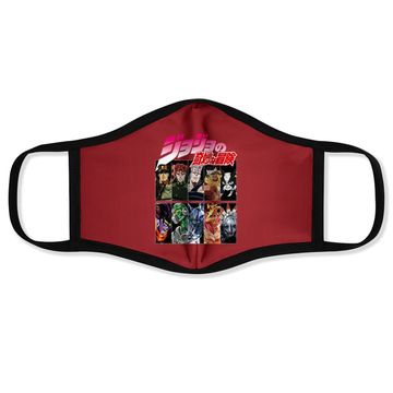 Discover Jojo's Bizarre Adventure Summer Cool Short Sleeve Classic Tt Face Mask