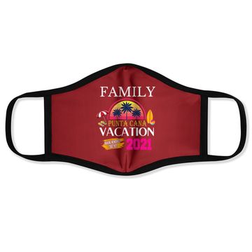 Discover Punta Cana Family Vacation Matching Dominican Republic Face Mask