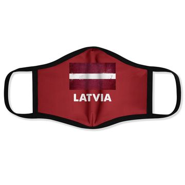 Discover Latvia Flag Face Mask
