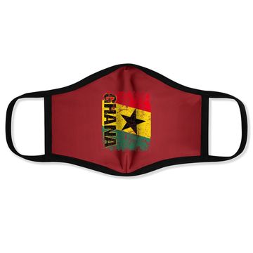 Discover Ghana Flag Vintage Face Mask