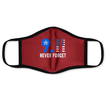 Discover Never Forget 9/11 20th Anniversary Patriot Day 2021 Face Mask