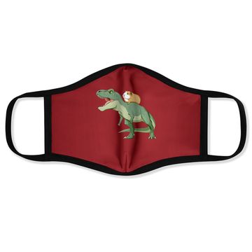 Discover Pig Riding T Rex Dinosaur Face Mask