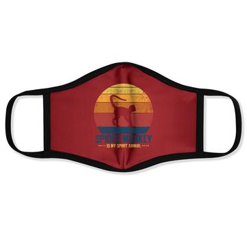Discover Spider Monkey Vintage Face Mask