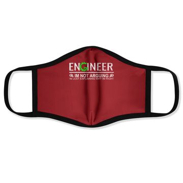 Discover I'm Not Arguing Engineering Face Mask