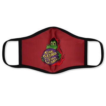 Discover King Gizzard The Lizard Gift Wizard Face Mask