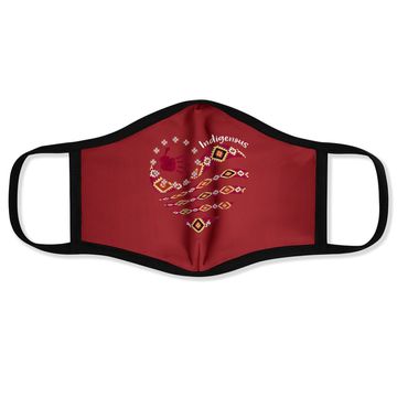 Discover Indigenous Woman Native American Strong Face Mask