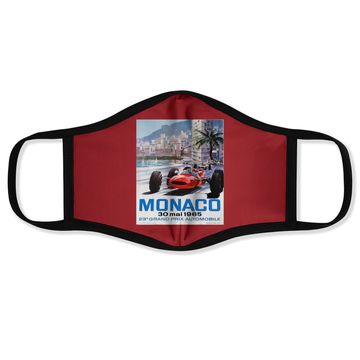 Discover 1965 Monaco Grand Prix Face Mask