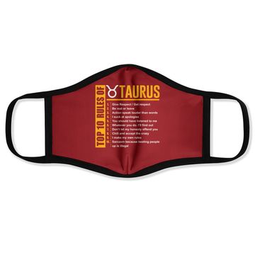Discover Top 10 Rules Of Taurus Zodiac Face Mask